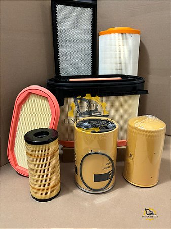 Filtros Retroescavadeira Caterpillar Nova 416 + Ar Cond