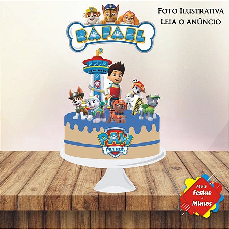 Topo de bolo simples para bolos até 20cm