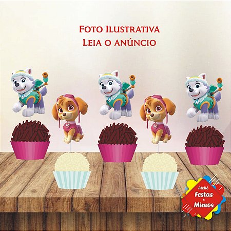 10 Toppers docinho 4cm