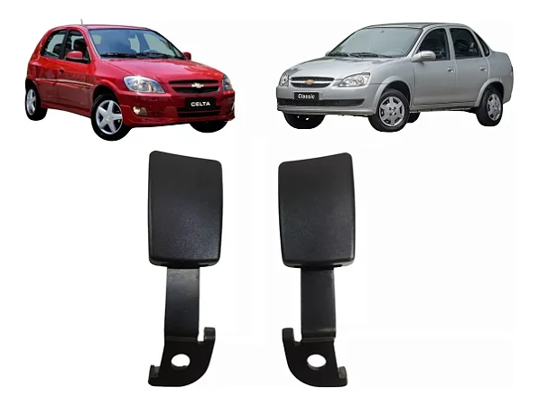 Par Fecho Haste Cinto Segurança Corsa Celta Lingueta 25mm