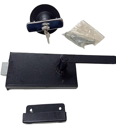 Fechadura de Sobrepor C/ Chave Modelo Empurre para Porta Corta-Fogo