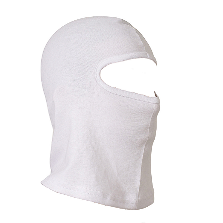 Capuz Balaclava Suede - Branco