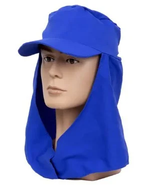 Boné Árabe Helanca C/Velcro Azul