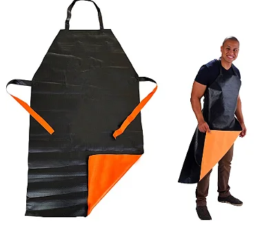 Avental Trevira Laranja e Preto - KP400