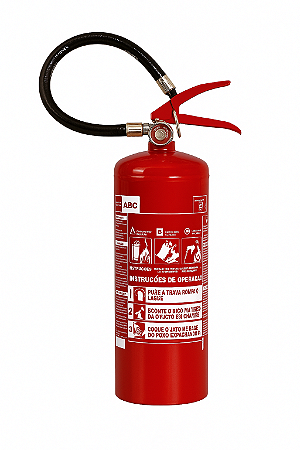 EXTINTOR DE INCENDIO 4 KG ABC - CARGA 1 ANO - CAP. 2A:20BC