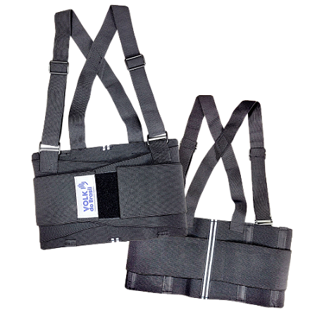 Cinto Ergonômico Refletivo Volk Black Belt