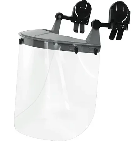 Protetor facial Steelflex STF-F62007 para capacete com visor incolor