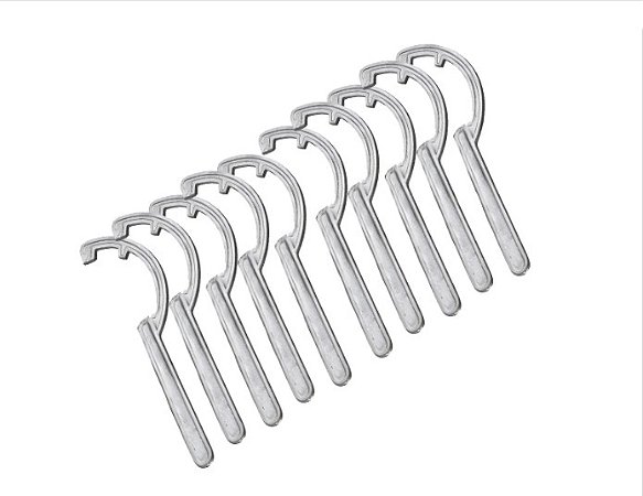 Kit 10 Chaves Storz Dupla Em Alumínio Injetado 1.1/2 X 2.1/2