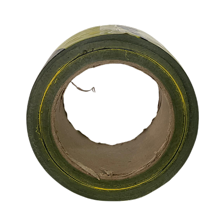 Fita De Sinalização Zebrada 100 Mts - Preto/Amarelo