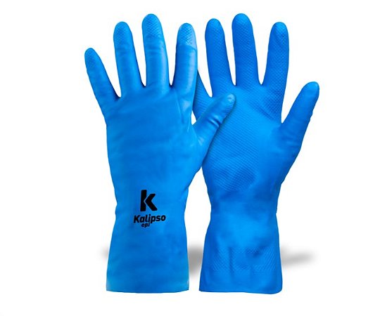 Luva Latex Super Silver Light Azul CA 51229