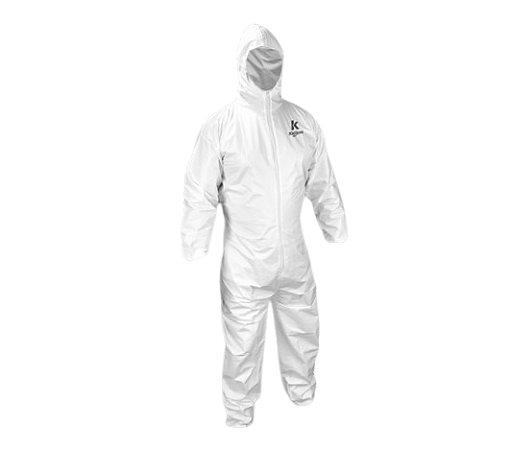Macacão Químico de Segurança Branco CA 48789 KT6