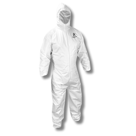 Macacão Químico de Segurança Branco CA 48789 KT6