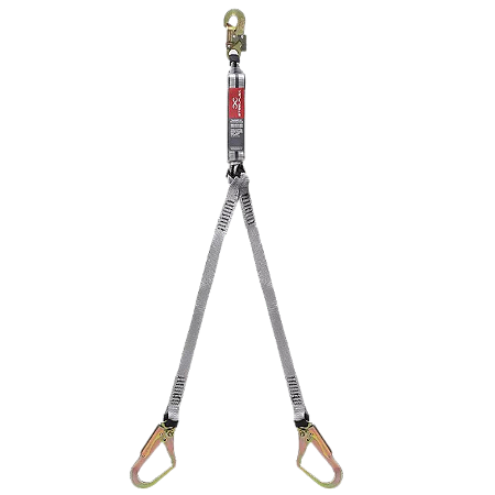 Talabarte em Y com Absorvedor de Energia e Conector 60mm CQTL0135 - Steelflex