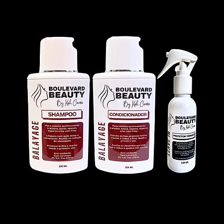 Kit Shampoo, Condicionador e Leave In