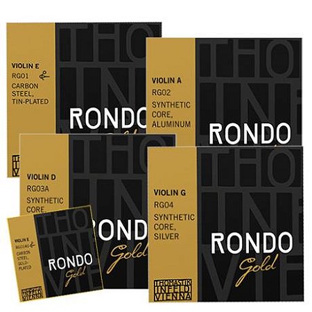 CORDAS RONDO GOLD PARA VIOLINO