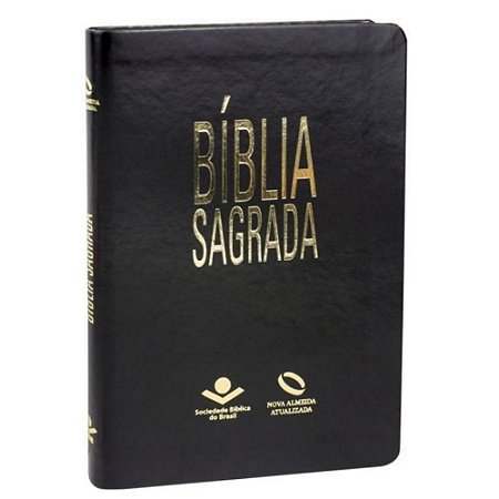 Bíblia Sagrada Nova Almeida Atualizada - NAA - Slim - Preto Nobre – SBB