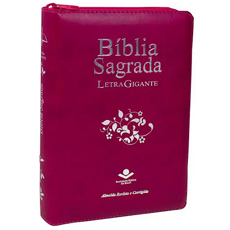 Bíblia Sagrada Letra Gigante - Vinho - ARC