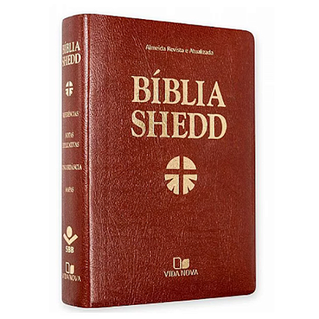 Bíblia Shedd de Estudo - ARA - Capa Corvetex Marrom