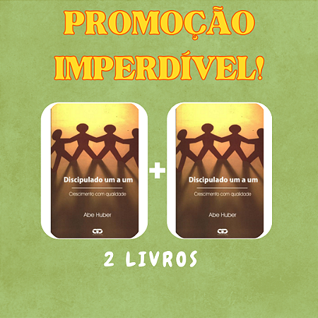 KIT DISCIPULADO UM A UM - 2 LIVROS