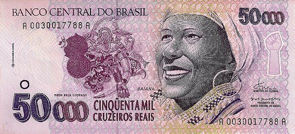 50.000 Mil Cruzeiros Reais Baiana - C240 (Réplica)