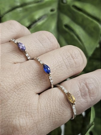 Anel em prata 925 Navete REF.17