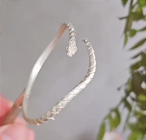 Bracelete pulseira cobra Prata 925