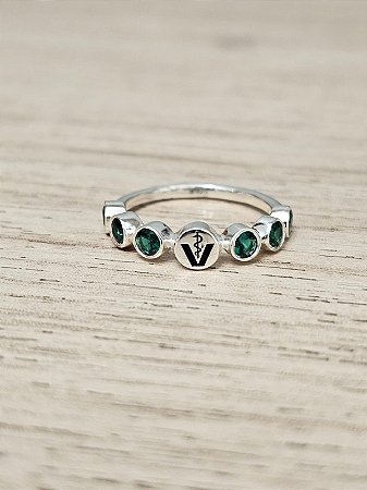 Anel em Prata 925 Poa - Ref. 30