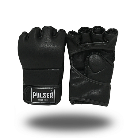 LUVA MMA COMPETIÇÃO PU PRETA