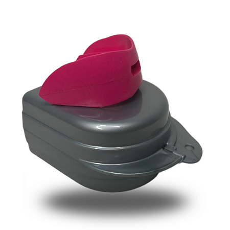 PROTETOR BUCAL DUPLO ROSA