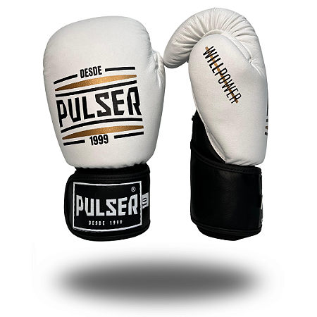 LUVA 10 OZ MICROFIBRA BRANCA SPORT | PRO