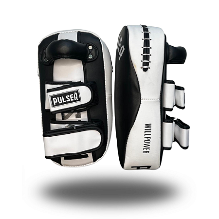 MANOPLA DE CHUTE PU POWER PRETO/BRANCO