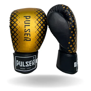 LUVA 16 OZ PU EVOLUTION DOURADO | ADOMA