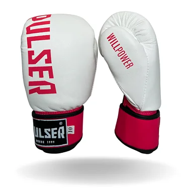 LUVA 12 OZ MICROFIBRA BRANCA/ROSA | ADOMA