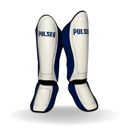 CANELEIRA COURO BORDADO AZUL/BRANCO | 30 MM