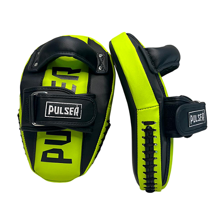 MANOPLA LONGA PU C/ PEGADOR VERDE LIMÃO/PRETO