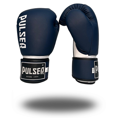 LUVA 12 OZ NEW MINIMAL AZUL MARINHO - MICROFIBRA - PRO 100 | ADOMA