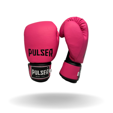 LUVA 12 OZ MICROFIBRA ROSA MINIMAL BRANCO | ADOMA