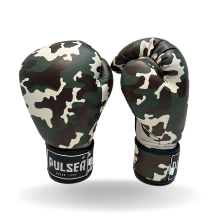 LUVA 12 OZ CAMUFLADA - MICROFIBRA - PRO 100|