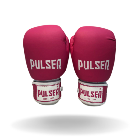 LUVA 12 OZ ROSA MINIMALISTA BRANCO MICROFIBRA|