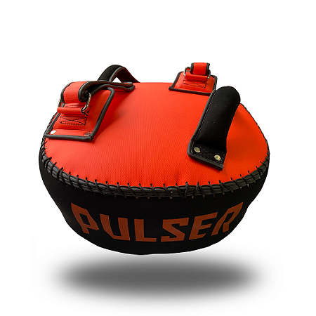 ALMOFADA DE IMPACTO CURVA MUAY THAI PRETO/LARANJA | PU