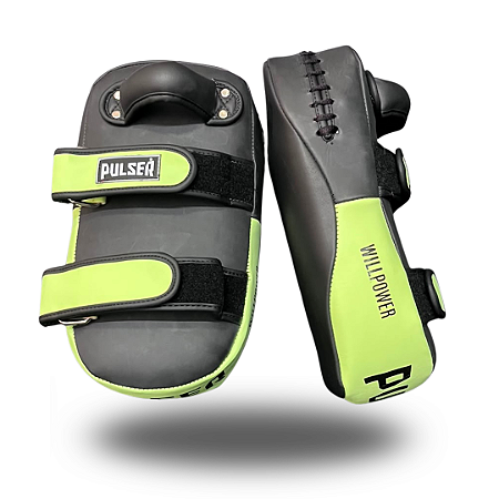 THAI PAD APARADOR DE CHUTE MUAY THAI VERDE LIMÃO | PU