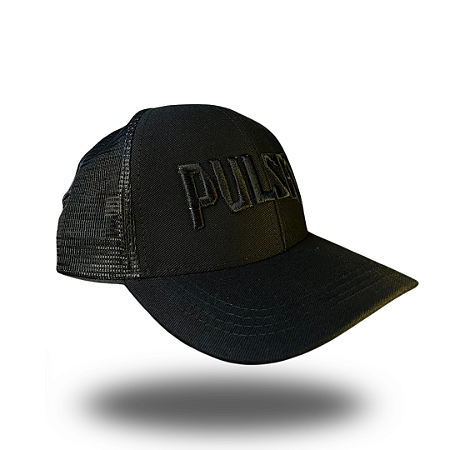 BONÉ TRUCKER PULSER PRETO