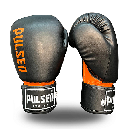 LUVA DE BOXE E MUAY THAI MINIMAL PALMA LARANJA | ADOMA PU
