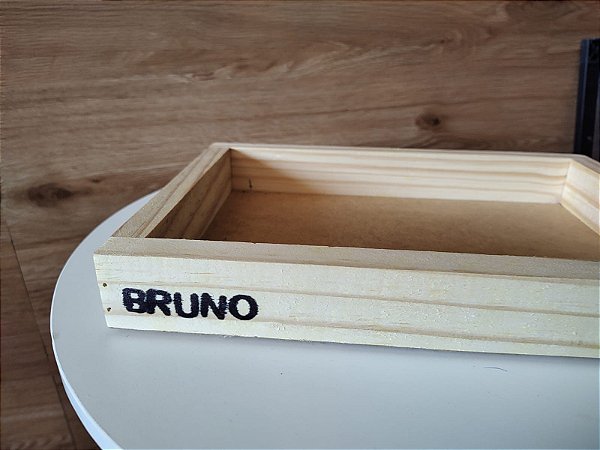 Personalização 1 Nome na Bandeja