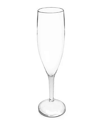 Taça champanhe acrílica