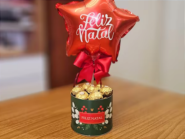 Caixa Natal com 7 Ferrero