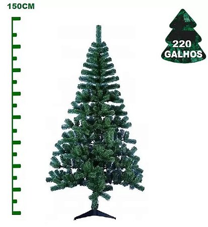 Arvore De Natal Pinheiro Canadense 220 Galhos E Base 150cm - Brito Wesh Arvore De Natal Pinheiro Canadense 220 Galhos E Base 150cm - Brito Wesh