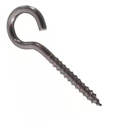 Ganchos N8 Inox Para Rede De Proteção 20 Unidades