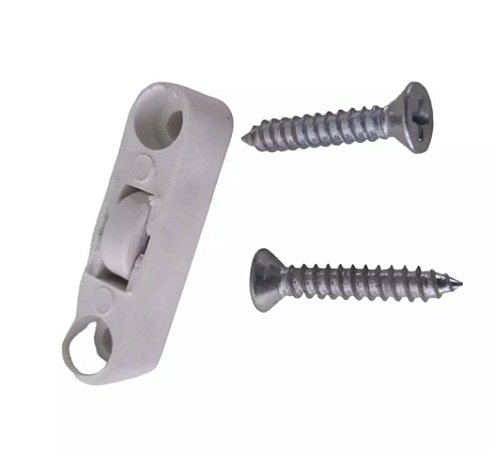 Roldana para tela mosquiteira 50 un com 2 parafusos cada