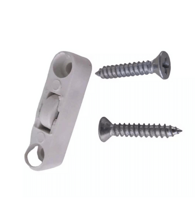 Roldana para tela mosquiteira 100 un com 2 parafusos cada